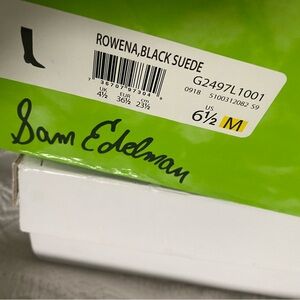 Sam Edelman Black Suede Boots